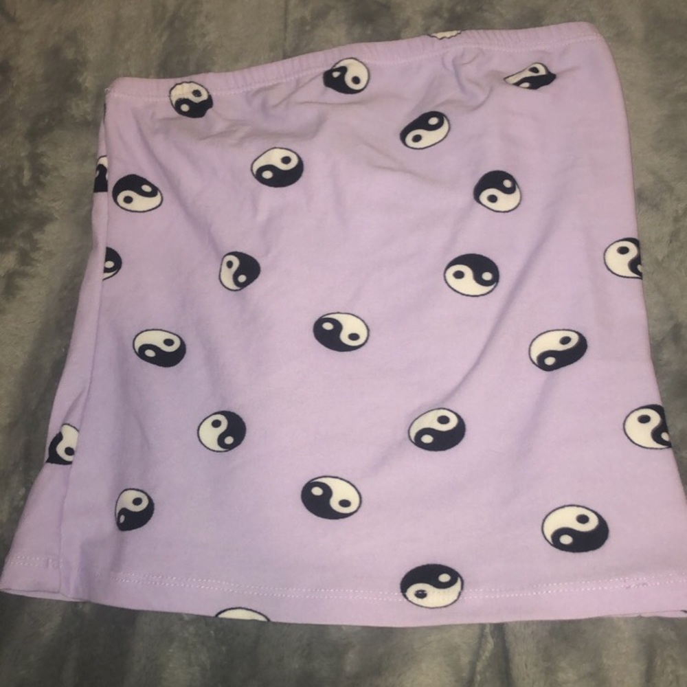 Yin & yang crop top lavender
